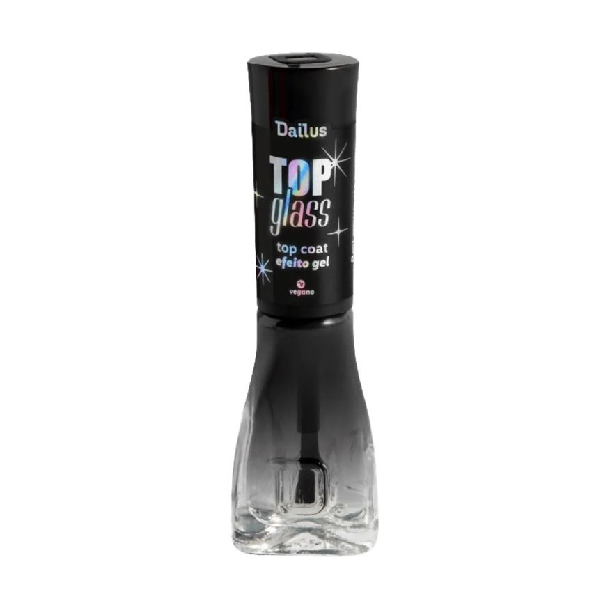 Top Esmalte Coat Dailus Efeito Gel 8ml - Top Glass