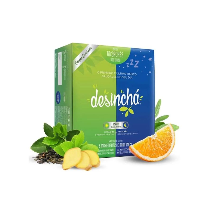 Desincha Desinchá Misto Dia+Noite 60 Sachês