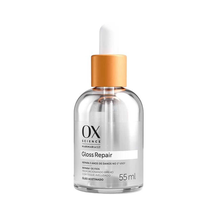 OX Cosméticos Óleo Acetinado Finalizador OX Science Mari Maria Gloss Repair 55ml