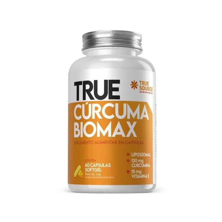True Source Curcuma Biomax Lipossomal 60 Cápsulas