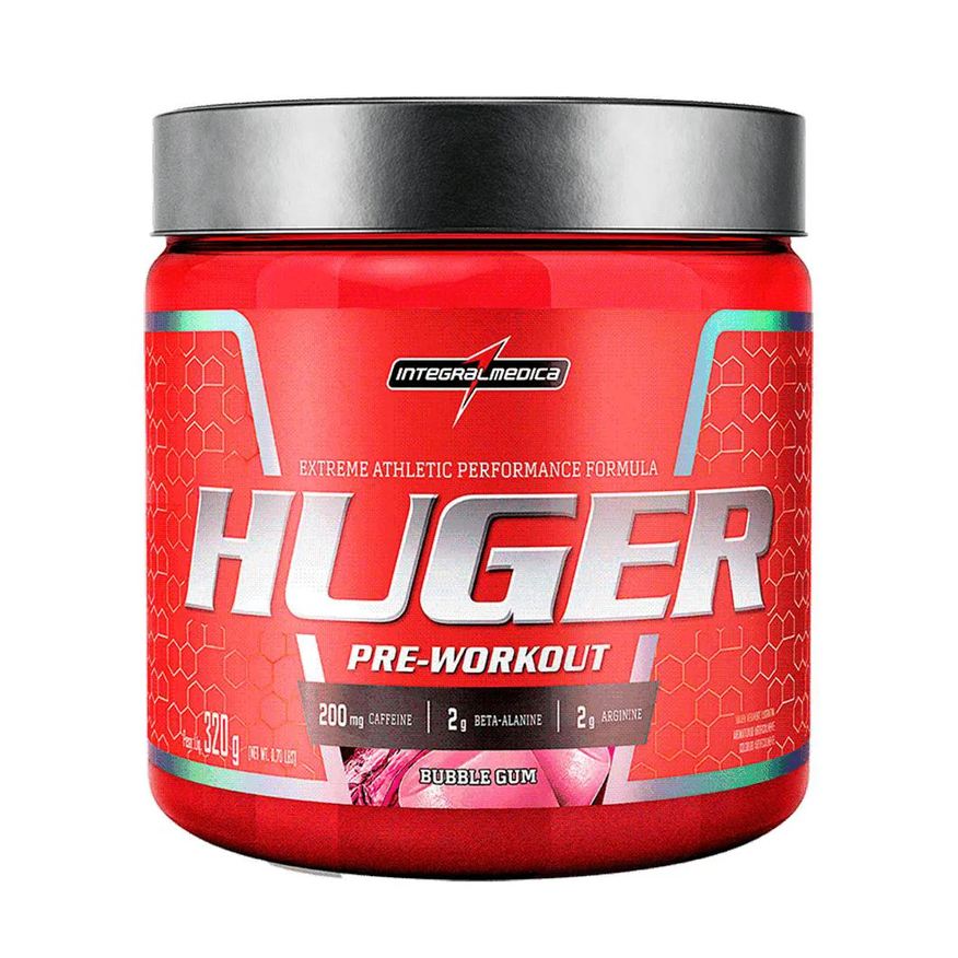 Integralmédica Huger Pré-Treino 320g 320g Bubble GUM