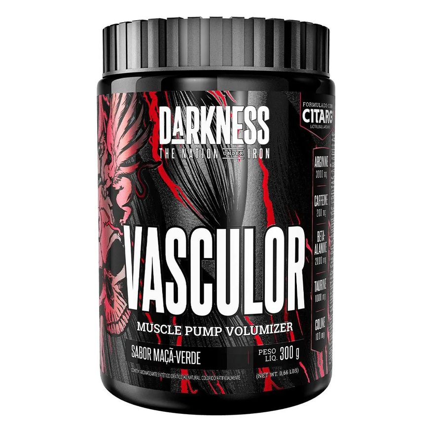 Darkness Vasculor Muscle Pump Volumizer 300g Maçã Verde