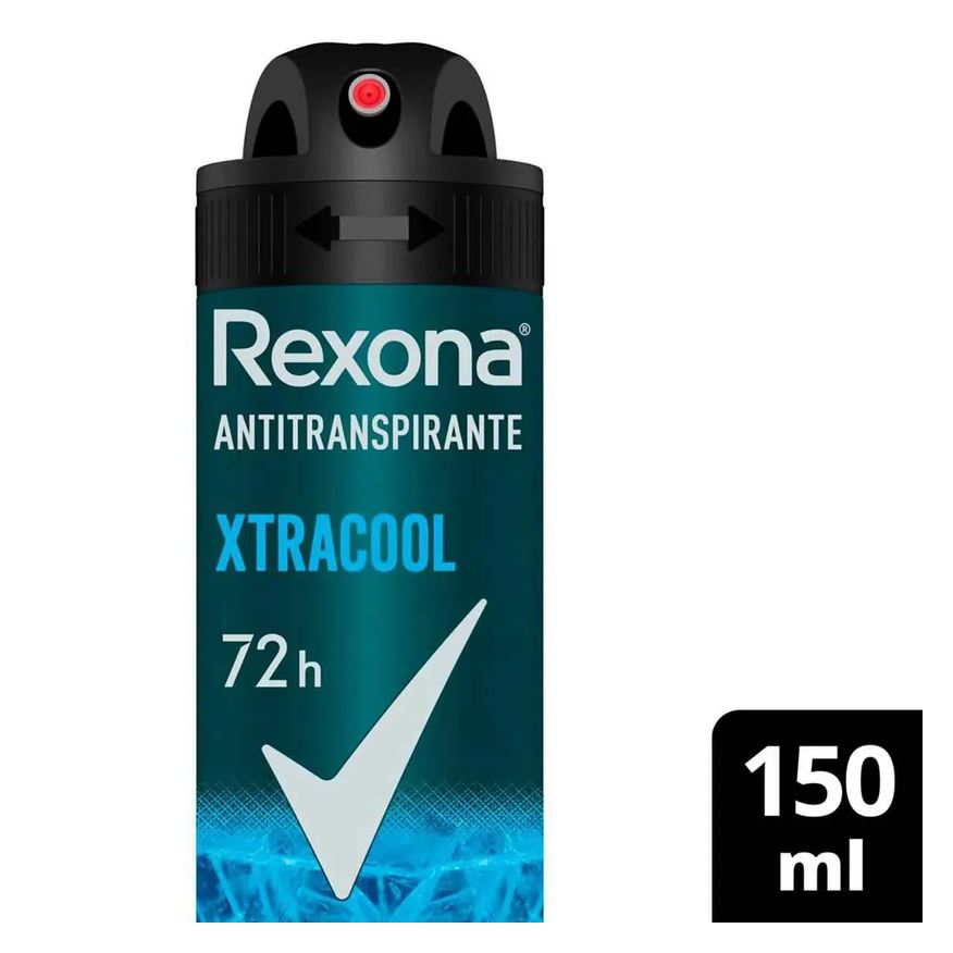 Rexona Desodorante Antitranspirante Aerosol Men Xtracool 72h 150ml