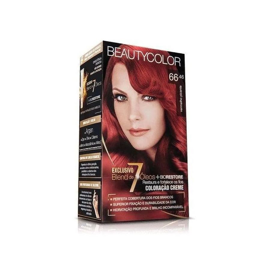 Beauty Color Tintura Kit 66.46 Vermelho Picante