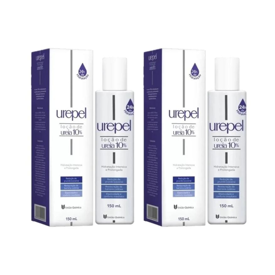 União Química Kit com 2 Loção Ureia 10% Hidratação150ml