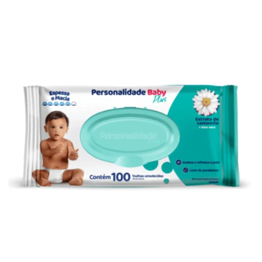 Personalidade Baby Lenço Umedecido Personalidade C100 - Baby Plus