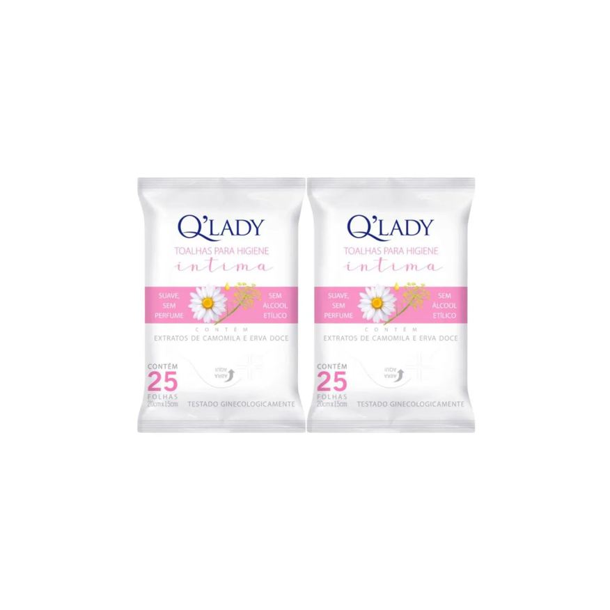 Q'Lady Kit C2 Toalhas para Higiene Íntima C25 Suave – Q Lady