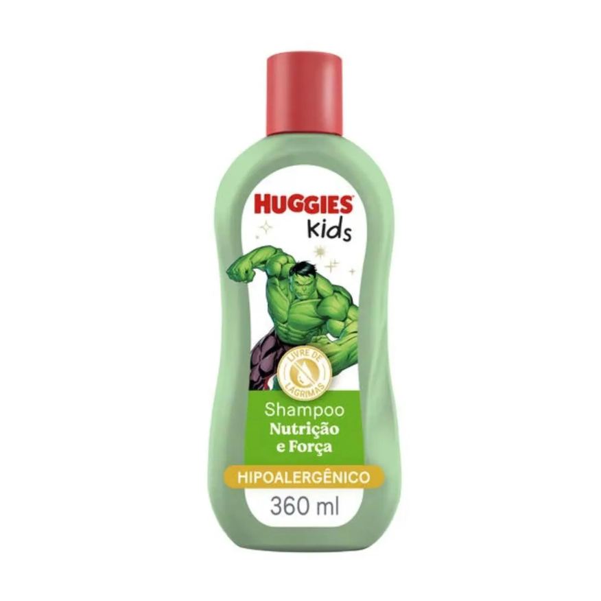 Huggies Shampoo Kids Nutrição e Força Hulk 360ml