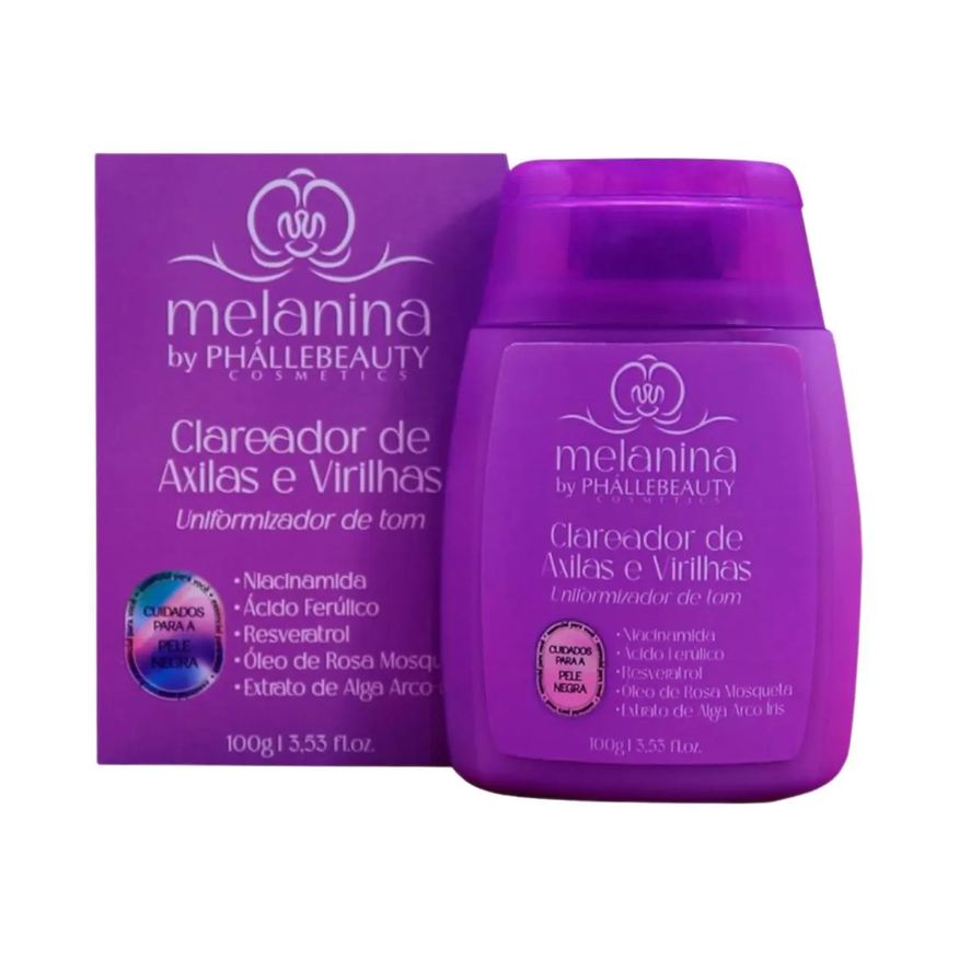 Phallebeauty Cosmetics Clareador de Axilas e Virilhas Phalle Beauty 100ml Melanina
