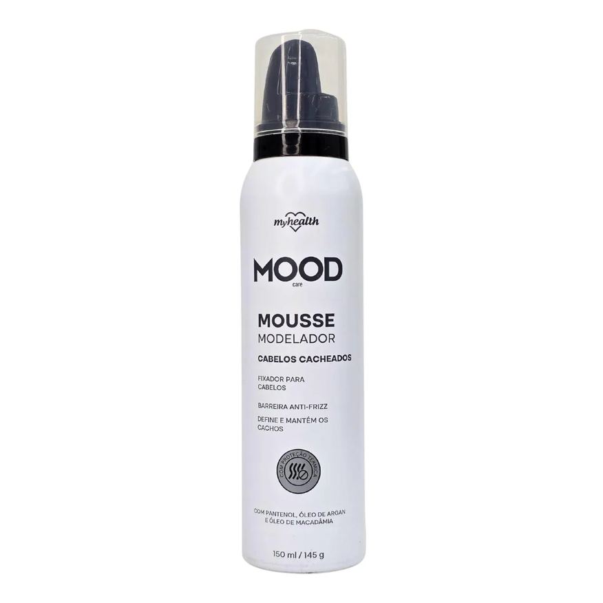 My Health Mousse Modelador Cabelos Cacheados Mood Care 150ml / 145g
