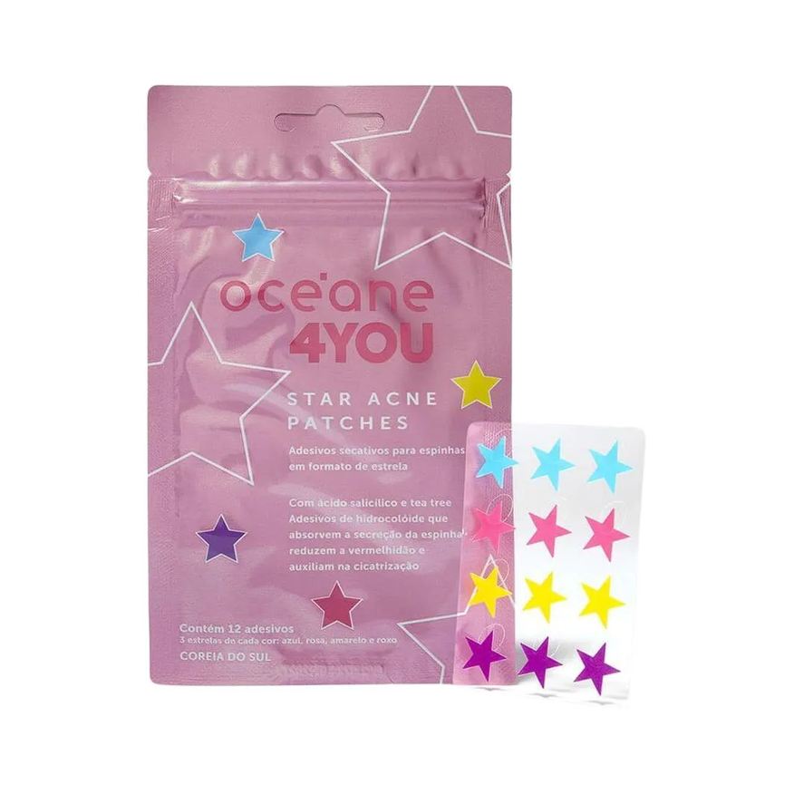Océane Adesivos Secativos para Espinhas Star Acne Patches 4you