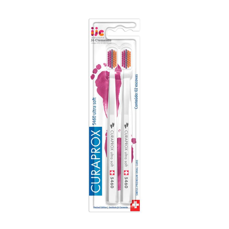 de Escova Dente Curaprox Ultra Soft 5460 Edição Especial 2 unidades