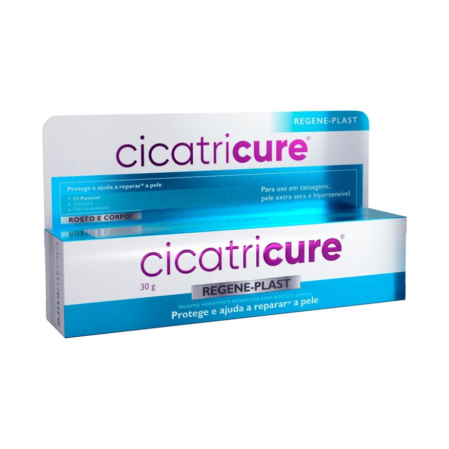 Hidratante Creme Reparador Rosto e Corpo Cicatricure Regeneplast Pantenol e Vitamina E 30g