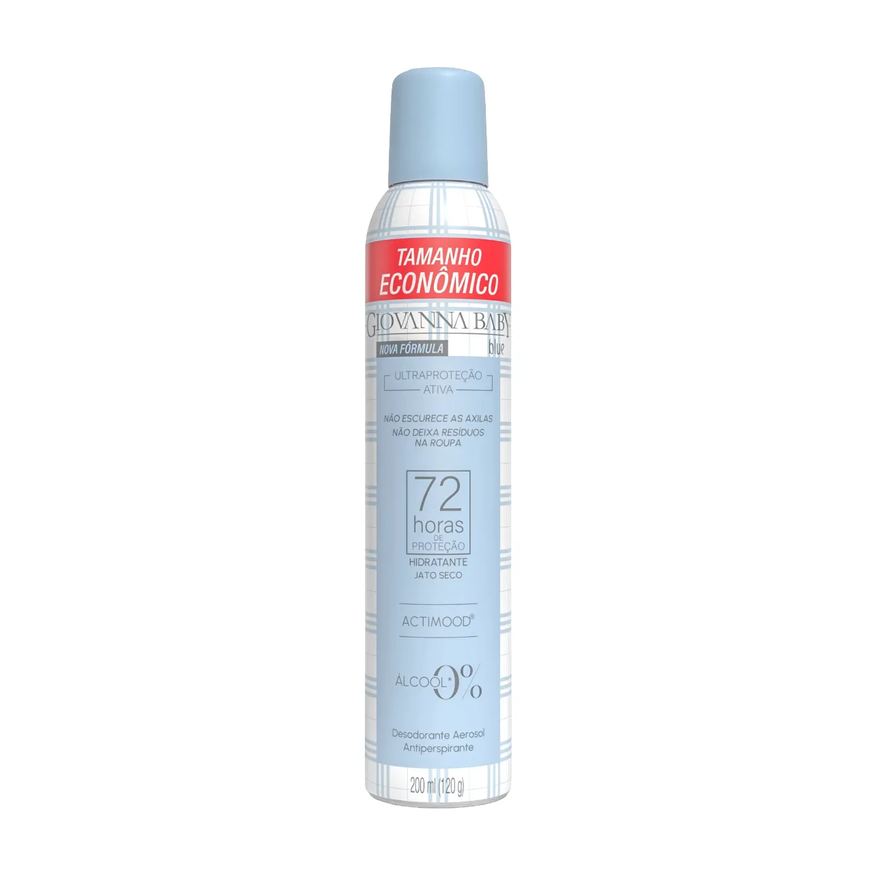 Giovanna Baby Desodorante Antiperspirante Aerosol Blue 72h Feminino 200ml