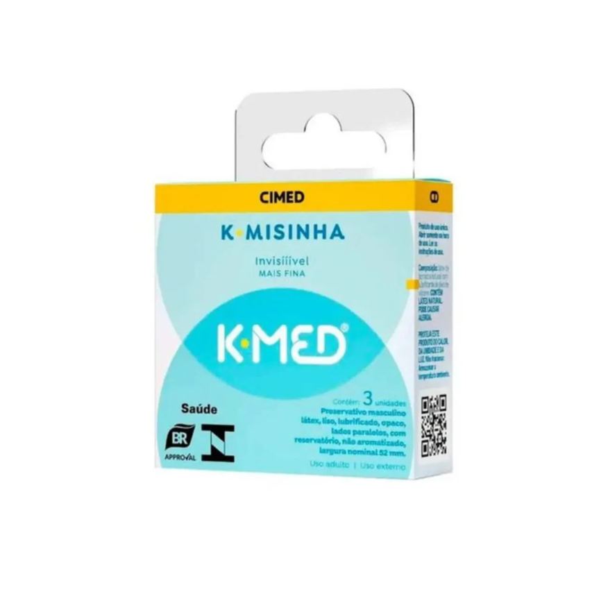 Cimed K-Med K-Misinha Invisivel 3 Unidades