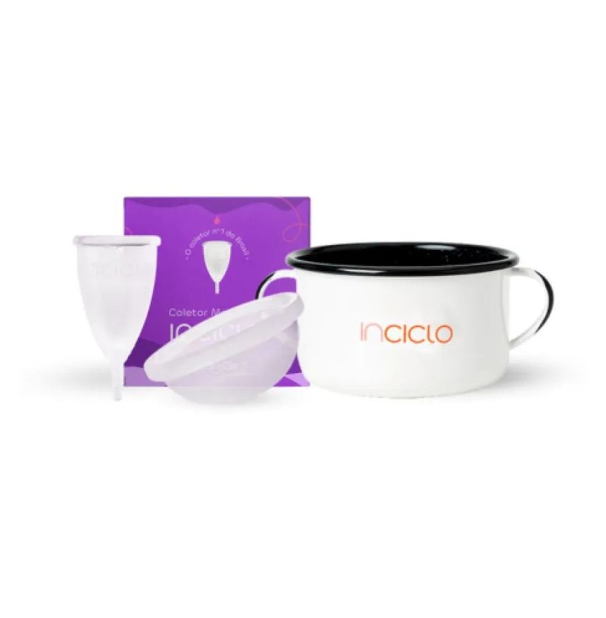 Inciclo Kit Essencial: Coletor + Disco + Panelinha para Ciclo Livre e Confortável Teen ATÉ 19 Anos E SEM Filhos