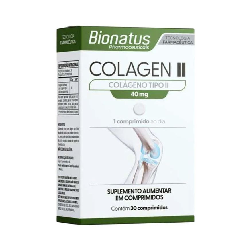 Bionatus Colagen Colágeno Tipo Il 40mg 30 Comprimidos
