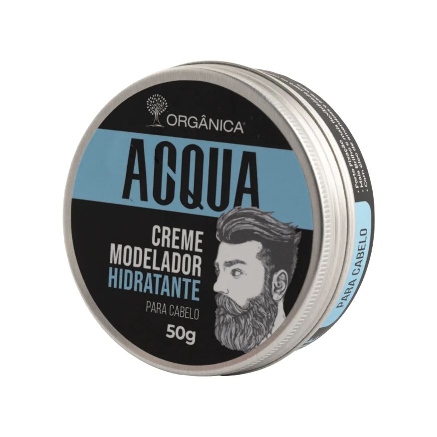 Modelador Creme Hidratante Orgânica Acqua For Men 50g