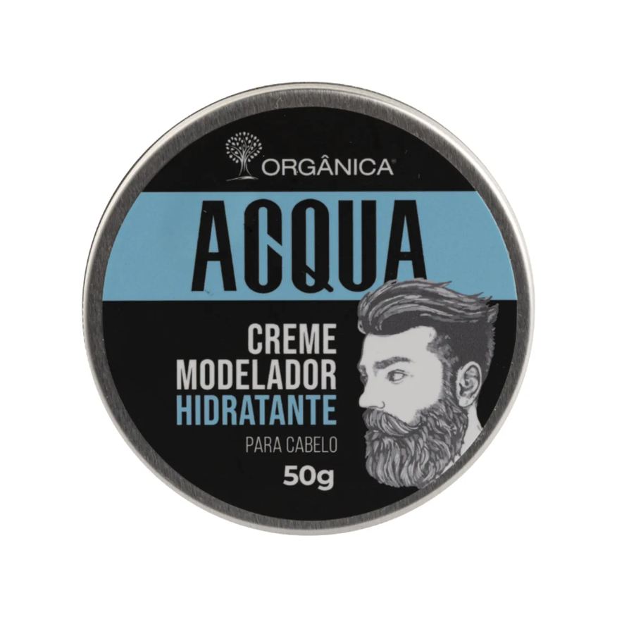 Modelador Creme Hidratante Orgânica Acqua For Men 50g