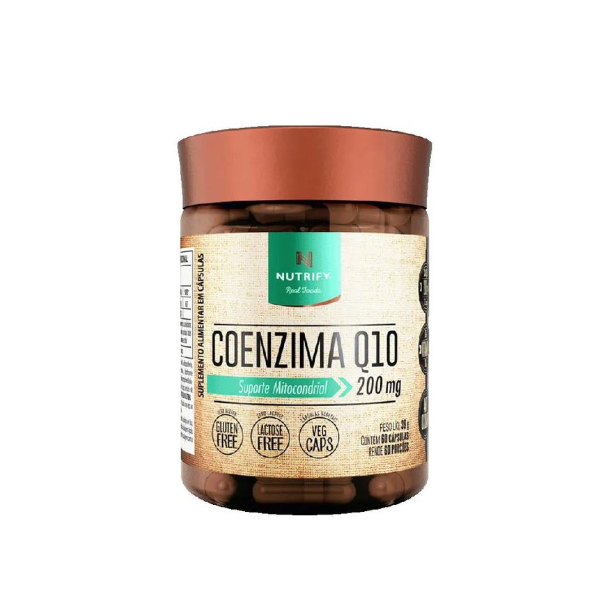 Nutrify Coenzima Q10 200mg (60 Cápsulas) - Padrão: Único