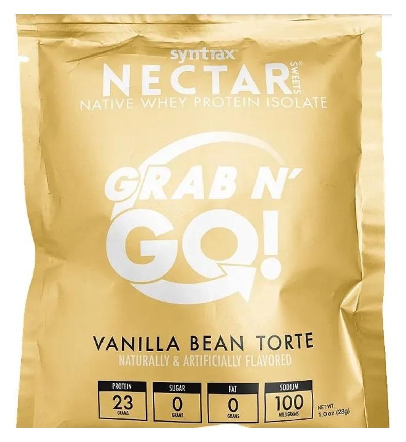 Syntrax Nectar Grab N´go Sache (28g) - Sabor: Vanilla Bean Torte