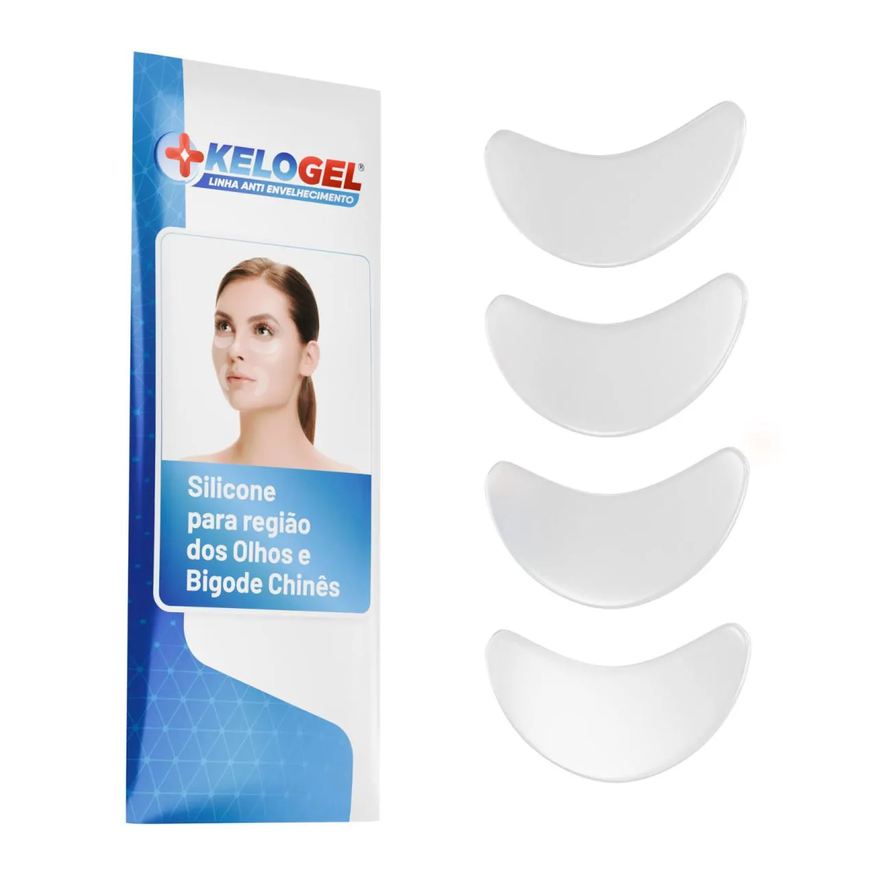 Kelogel Adesivo de Silicone Anti-Sinais Região Olhos 4Un