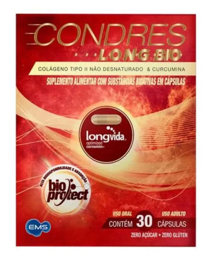 Ems Suplemento Alimentar Condres Long Bio 30Cps