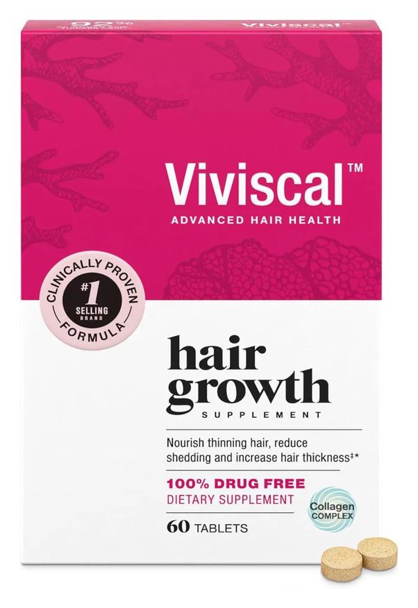 Nutrafol Viviscal Hair Growth Supplements For Women - 60 Tablets