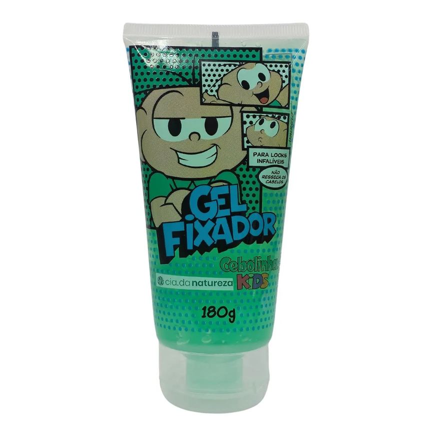 Cia Da Natureza Gel Fixador Extrato de Kiwi e Maçã Cebolinha Kids Cia. da Natureza 180g