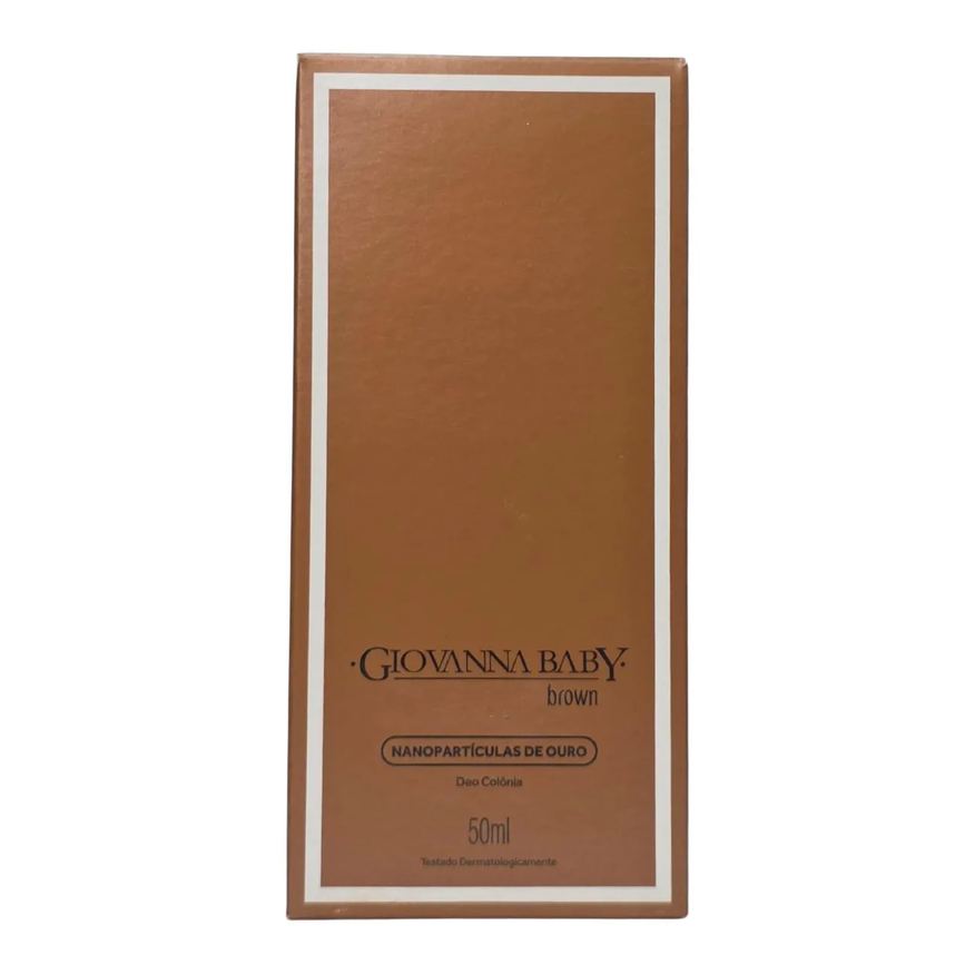 Giovanna Baby Deo Colônia Nanopartículas de Ouro Brown Vegano 50ml