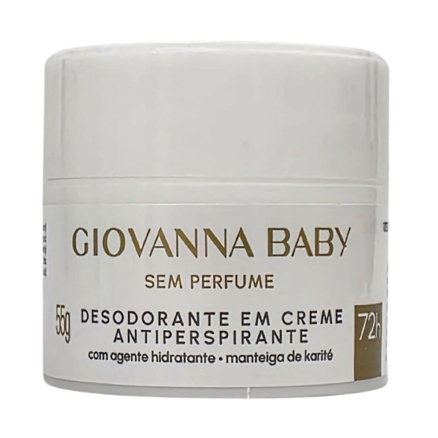 Giovanna Baby Desodorante Creme sem Perfume 72H 55g
