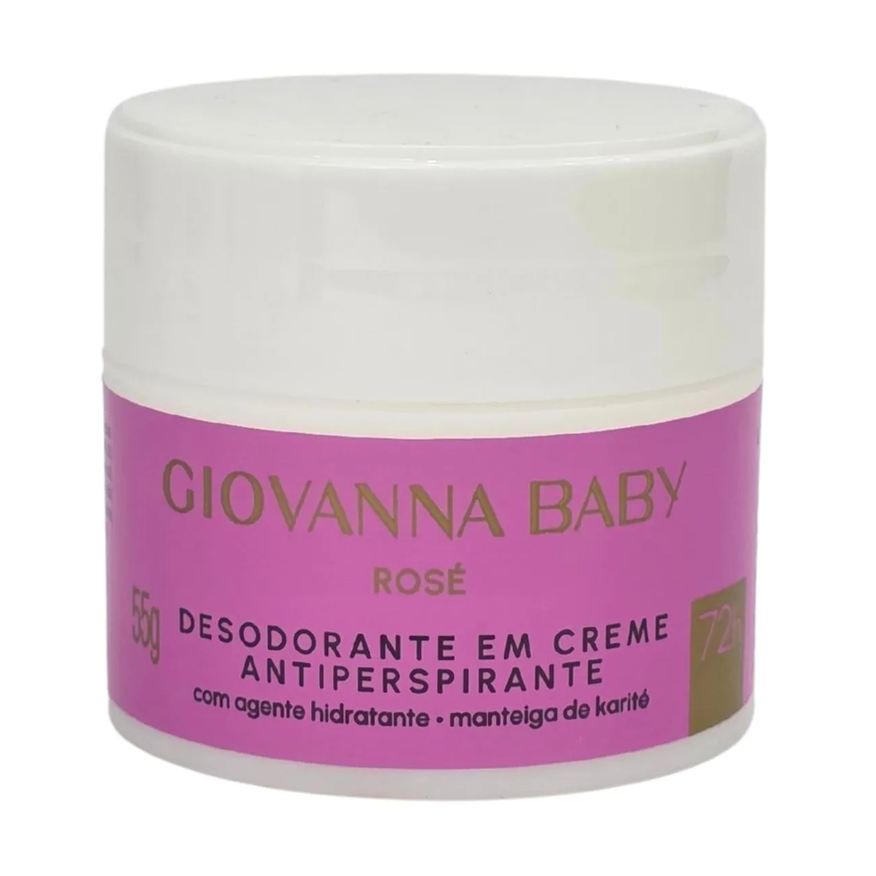 Giovanna Baby Desodorante Creme Rosé 72H 55g