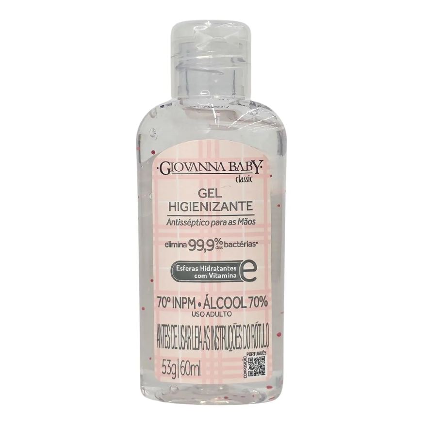 Giovanna Baby Gel Higienizante Antisséptico para Mãos Classic 53g / 60ml