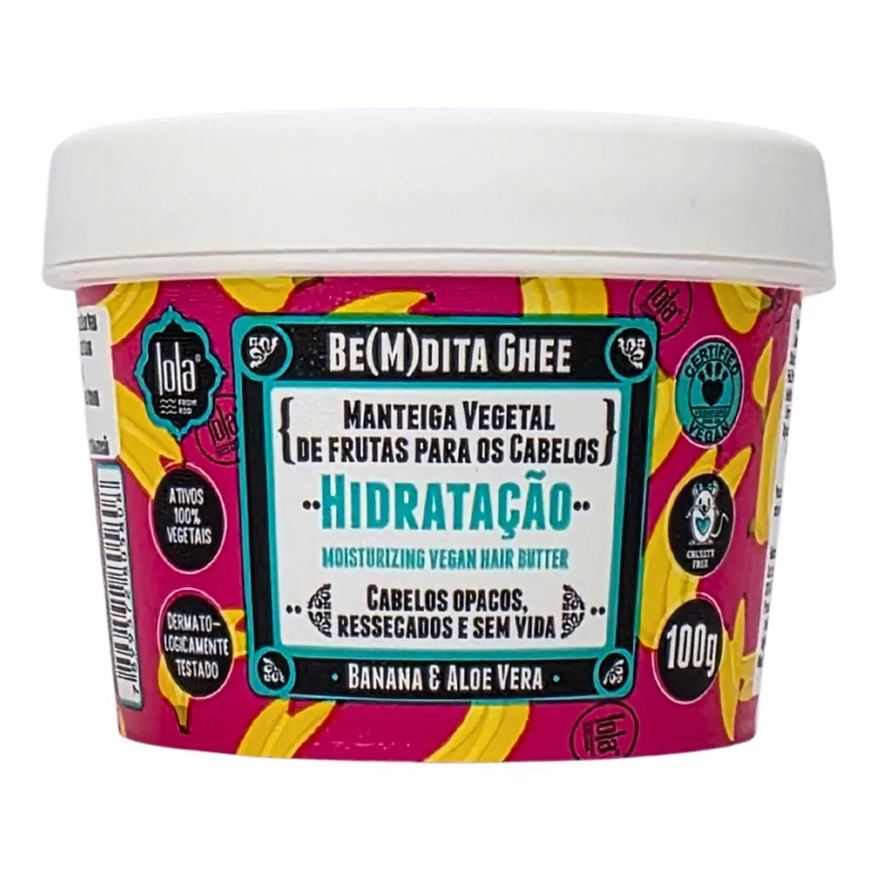 Lola Manteiga Vegetal de Frutas para os Cabelos Be(M)Dita Vegano 100g