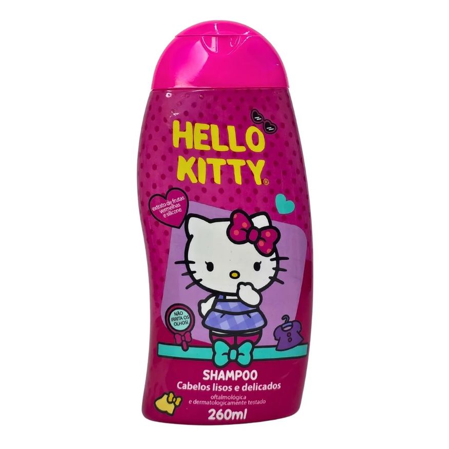 Cia Da Natureza Shampoo Cabelos Lisos e Delicados Hello Kitty Cia. da Natureza 260ml