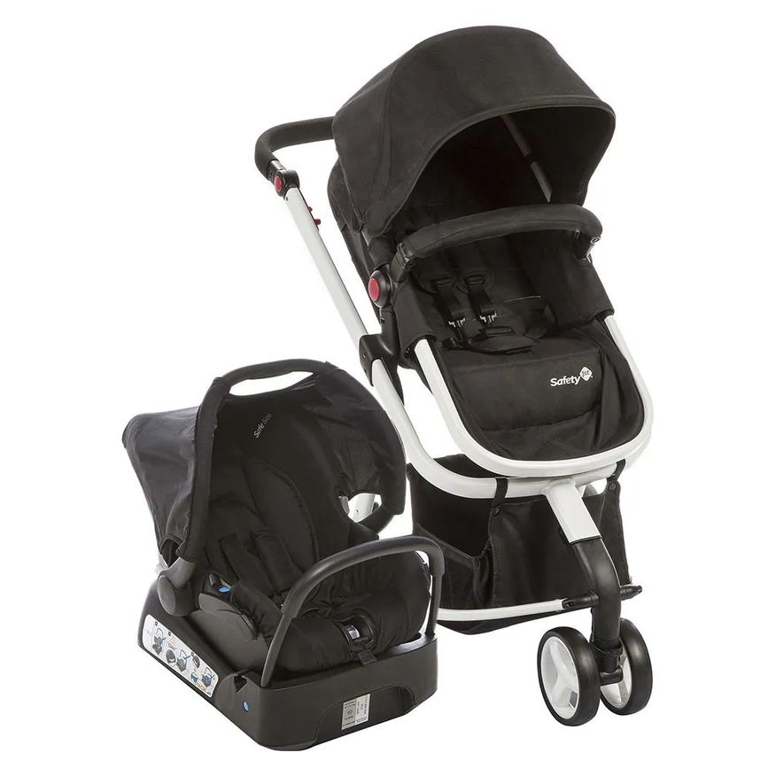 Safety 1St Travel System Mobi Black & White