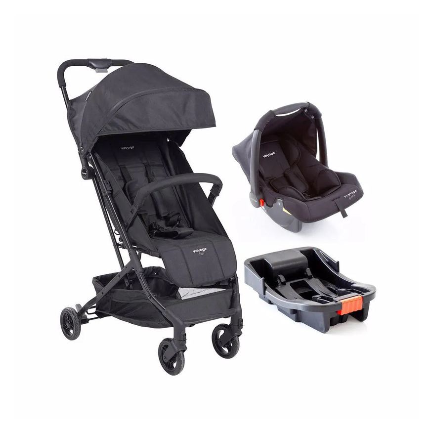 Voyage Travel System Yupi Trio Pro - Preto