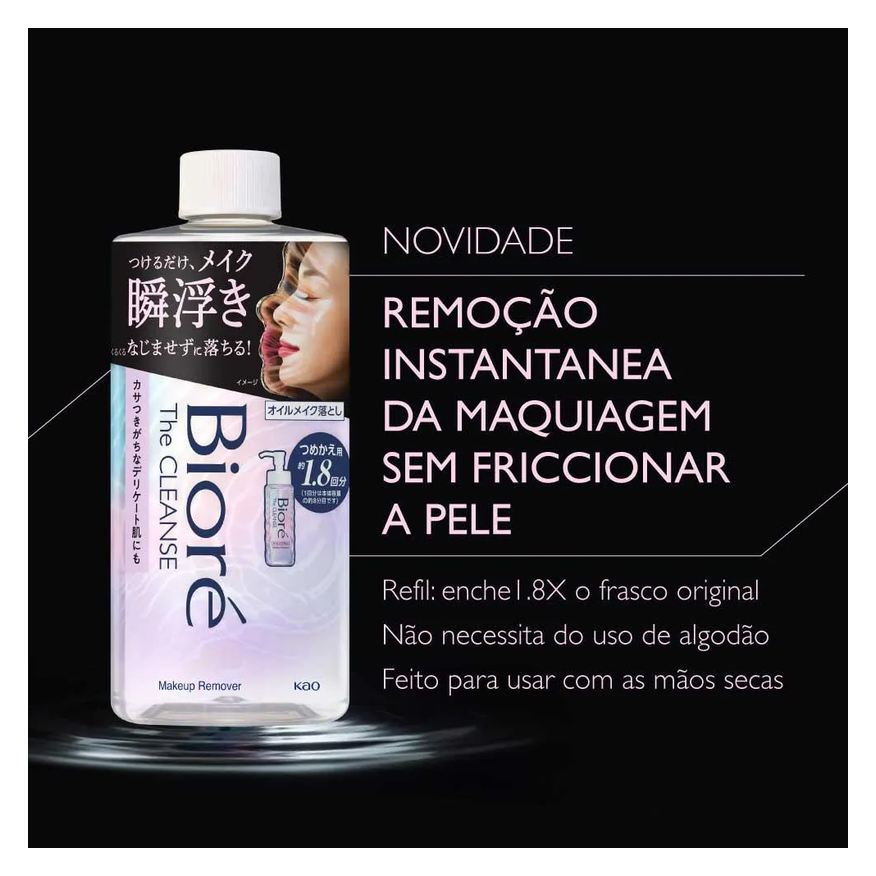 Facial Demaquilante Refil Biore Refil The Cleanse 280ml