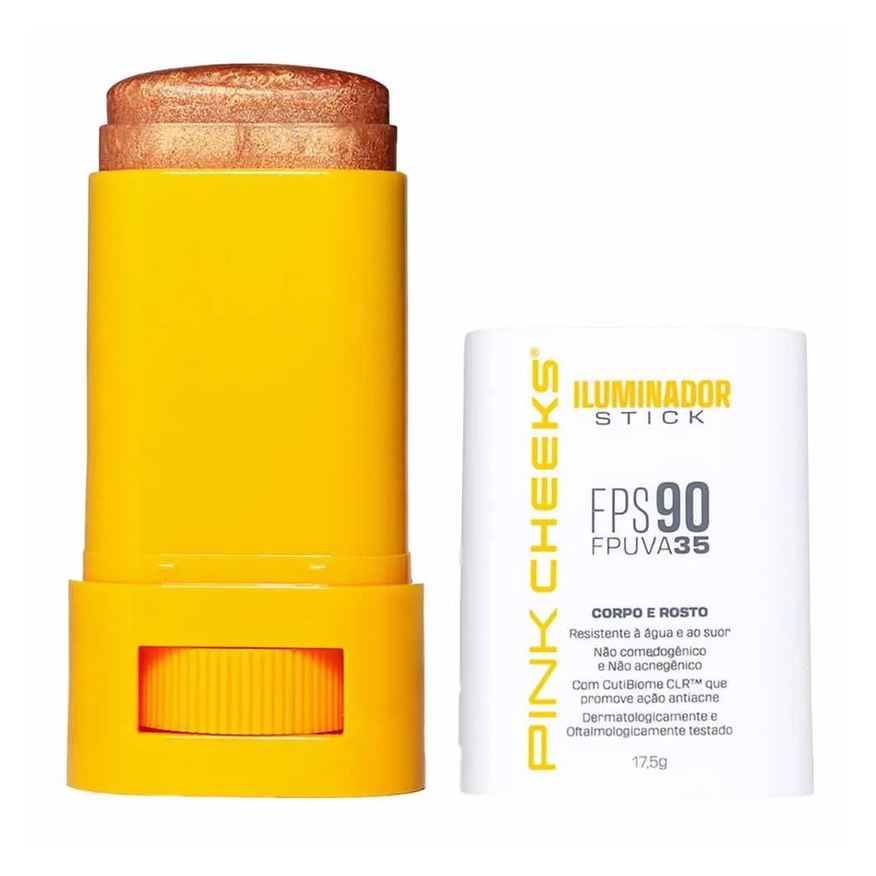 Pink Cheeks Iluminador Multifuncional Fps90 Fpuva35 17.5g Gold