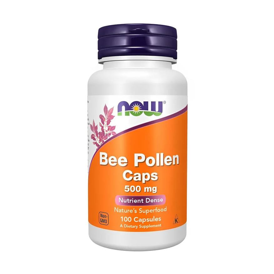 Now Foods Bee Pollen 500mg 100 Cápsulas 2520