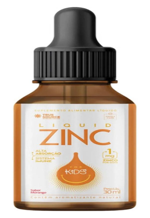 True Liquid Zinc For Kids Sabor Morango 30ml - Source