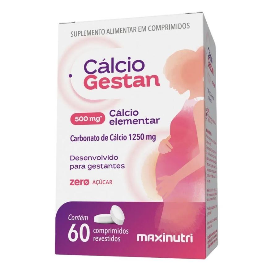 Maxinutri Cálcio Gestan (Carbonato de Cálcio) 60 Comprimidos