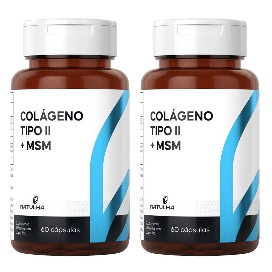 Natulha Kit 2X Colágeno Tipo 2 + Msm 60 Capsulas
