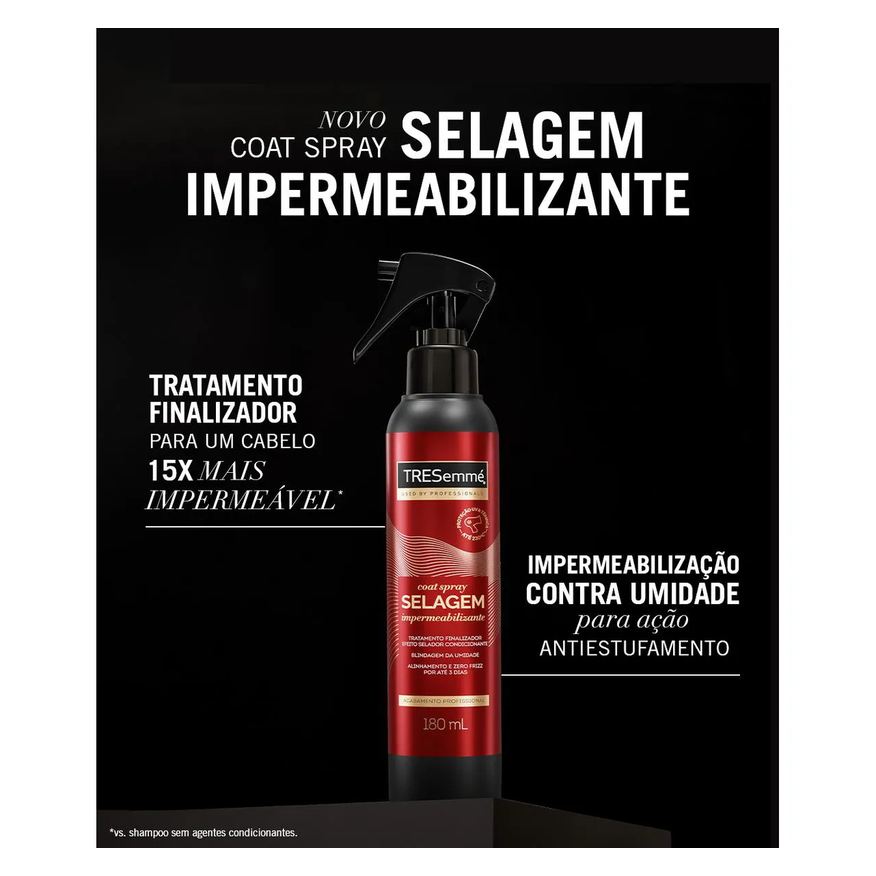 Finalizador Spray TRESemmé Coat Selagem Impermeabilizante 180ml