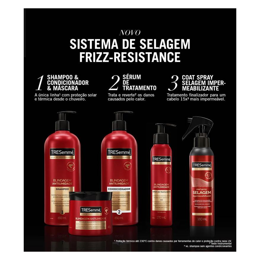 Finalizador Spray TRESemmé Coat Selagem Impermeabilizante 180ml