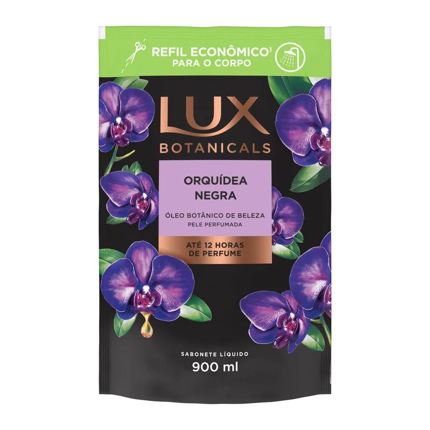 Sabonete Refil Líquido Lux Botanicals Orquídea Negra 900ml