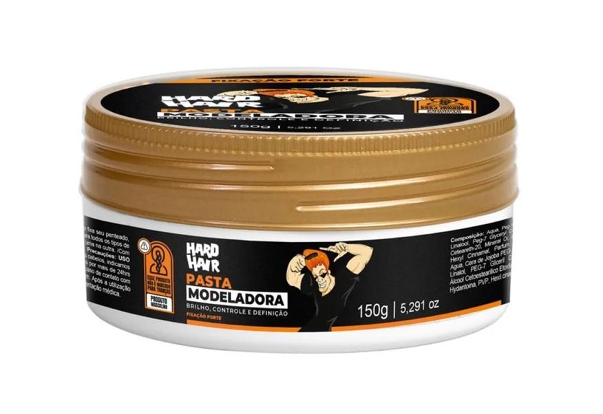 Hard Hair Pasta Modeladora 150g Fixacao Forte