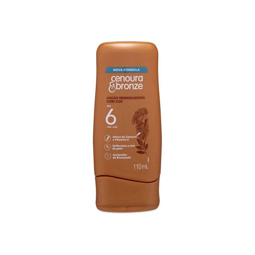 Cenoura & Bronze Loção Bronzeadora com Cor FPS 6 110ml