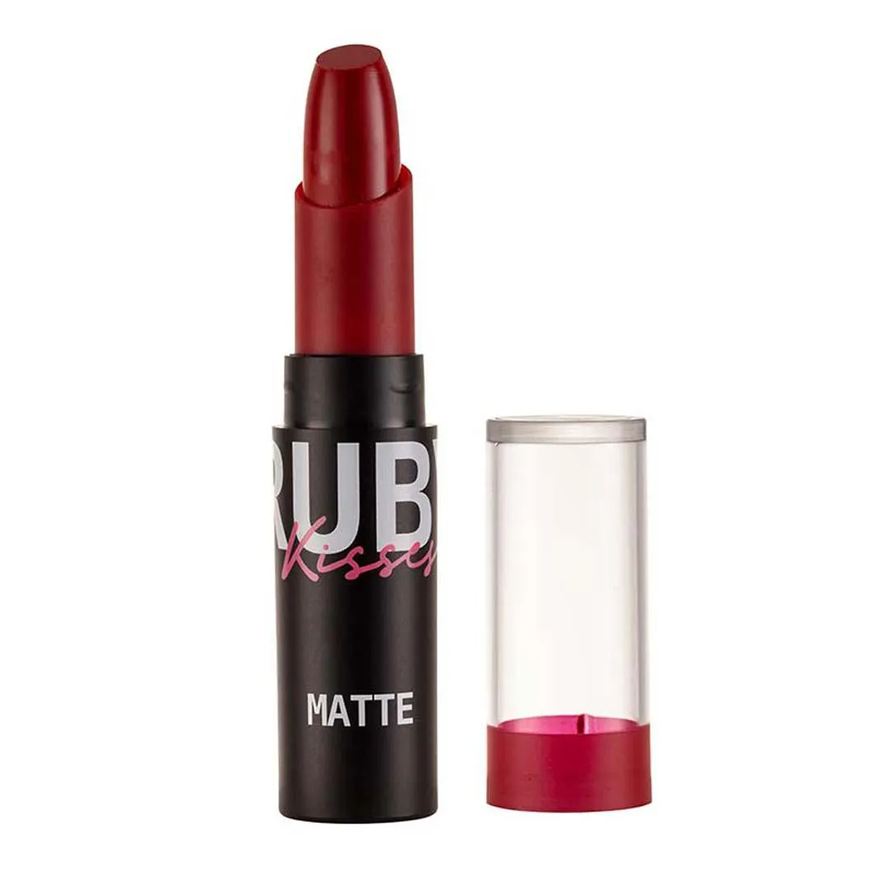Ruby Kisses Batom em Bala Matte Kiss RED