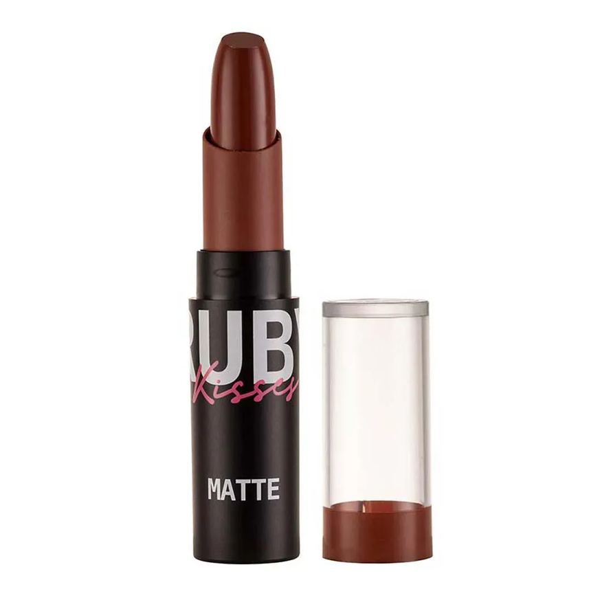 Ruby Kisses Batom em Bala Matte Rosy Brown